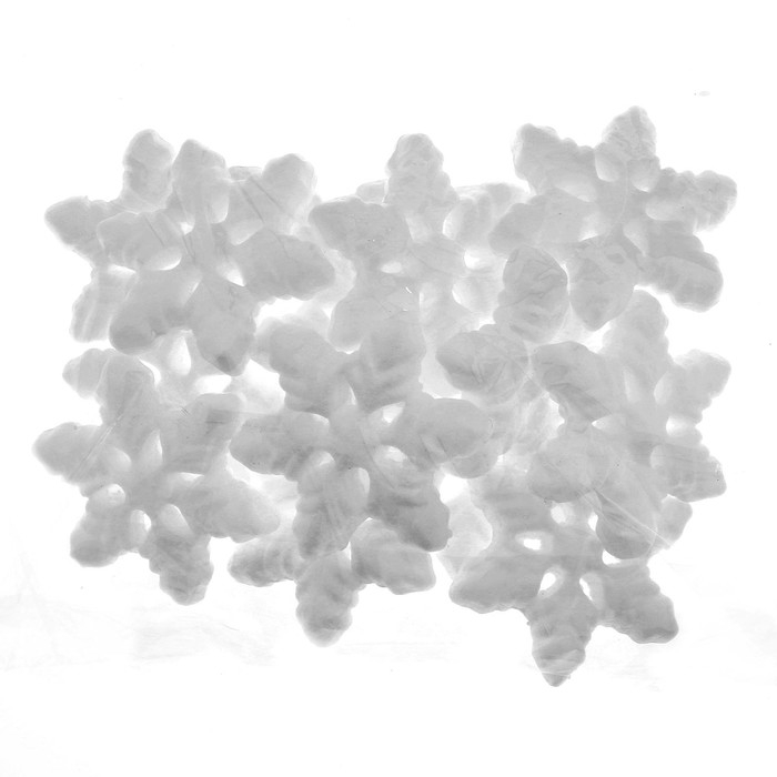 Основа для творчества и декорирования &laquo;Снежинка&raquo;, набор 15 шт., размер 1 шт. &mdash; 8 &times; 8 &times; 1,5 см