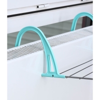 Сушилка для белья на радиатор, 45&times;23,5&times;18 см, цвет серый