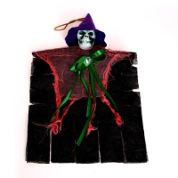 Карнавальный аксессуар &laquo;Череп&raquo; в шляпе, цвета МИКС