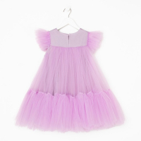 Платье детское с пышной юбкой KAFTAN, рост 110-116, лиловый