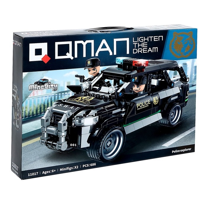 Конструктор Спецназ &laquo;Мобильный патруль&raquo;, 686 деталей