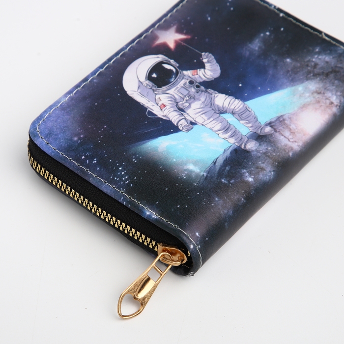 Кошелёк детский на молнии «Выбражулька», цвет тёмно-синий Кошелёк детский на молнии «Выбражулька», цвет тёмно-синий