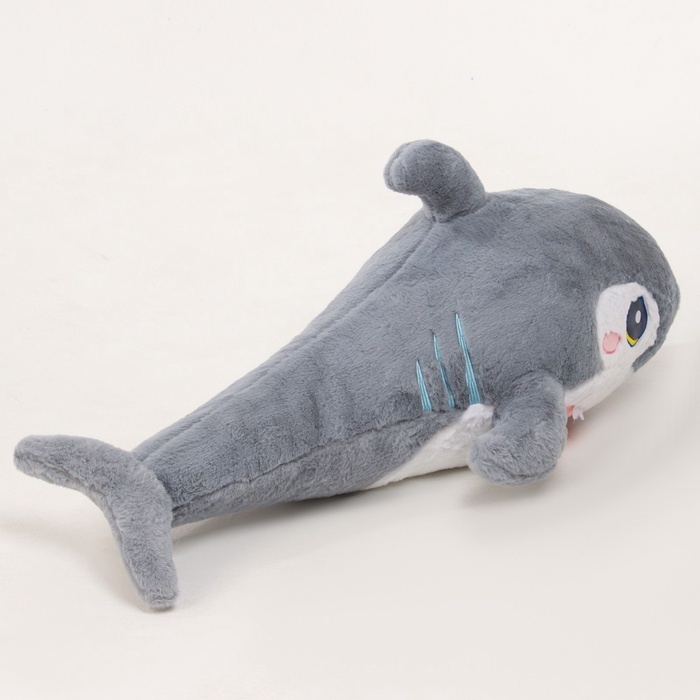 Шкурка мягкой игрушки Шкурка мягкой игрушки "Акула", 80 см, цвет серый