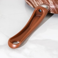 Сковорода глубокая Kantry, d=26 см, стеклянная крышка, пластиковая ручка, антипригарное покрытие, цвет бордовый Сковорода глубокая Kantry, d=26 см, стеклянная крышка, пластиковая ручка, антипригарное покрытие, цвет бордовый