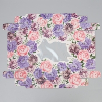 Коробка подарочная, упаковка, &laquo;Пионы&raquo;, 32 х 24 х 9 см