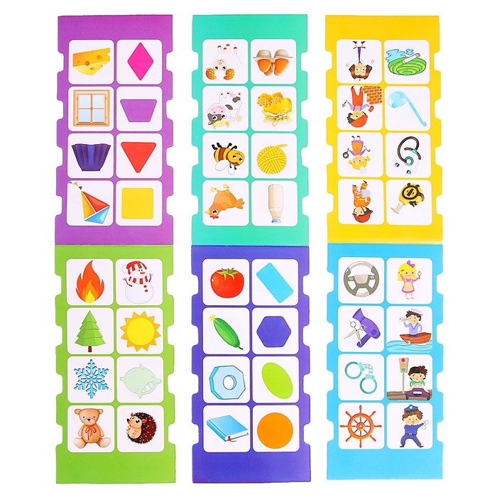 IQ-игра с прищепками «Ассоциации», парочки, половинки, по методике Монтессори IQ-игра с прищепками «Ассоциации», парочки, половинки, по методике Монтессори