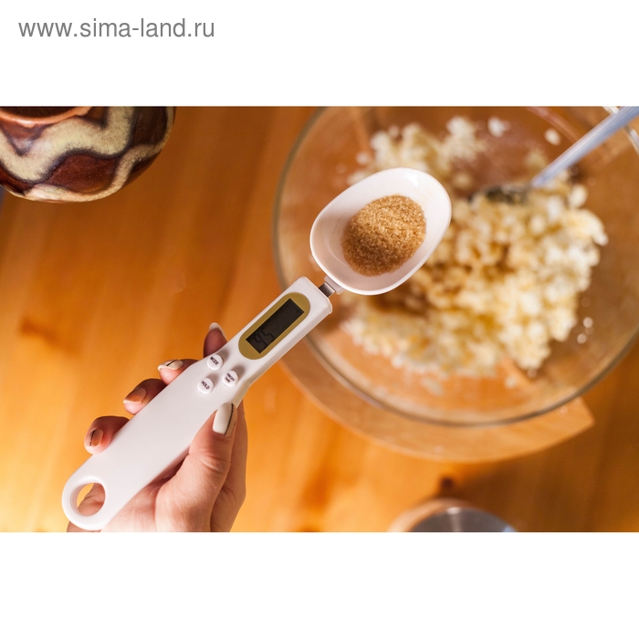 Мерная ложка Luazon LV-507, электронные, до 0.5 кг, белая Мерная ложка Luazon LV-507, электронные, до 0.5 кг, белая