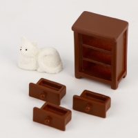 Миниатюра кукольная &laquo;Тумбочка с котиком&raquo;