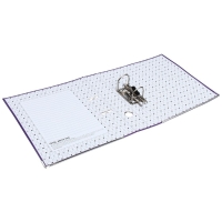 Папка-регистратор А4, 50 мм, Calligrata, ПВХ, тиснение "лен", металлическая окантовка, карман на корешок, собранная, фиолетовая, микс Папка-регистратор А4, 50 мм, Calligrata, ПВХ, тиснение "лен", металлическая окантовка, карман на корешок, собранная, фиолетовая, микс