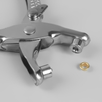 Щипцы для установки блочек, с блочками, 13,5 &times; 9 см, цвет серебряный