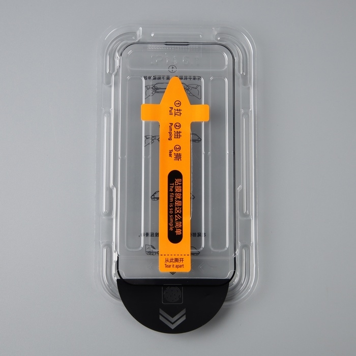 Защитное стекло для iPhone 14 Pro, с рамкой для установки, полный клей, 9H, 0.33 мм Защитное стекло для iPhone 14 Pro, с рамкой для установки, полный клей, 9H, 0.33 мм