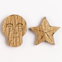 Пазл деревянный фигурный «Близнецы», 140 элементов Пазл деревянный фигурный «Близнецы», 140 элементов