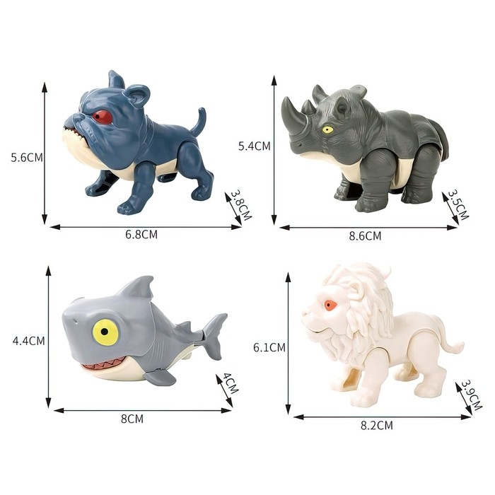 Фигурка животного &laquo;Кусачка&raquo;, 16 видов, цвет МИКС