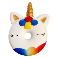 Антистресс сквиш мялка &laquo;Единорог&raquo;, пончик