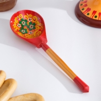 Ложка «Краснушка», салатная, 6×21, хохлома Ложка «Краснушка», салатная, 6×21, хохлома