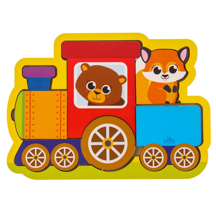 Головоломка &laquo;Паровозик&raquo; для самых маленьких
