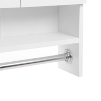 Шкаф для ванной комнаты навесной, белый, 48,6 х 65 х 15 см