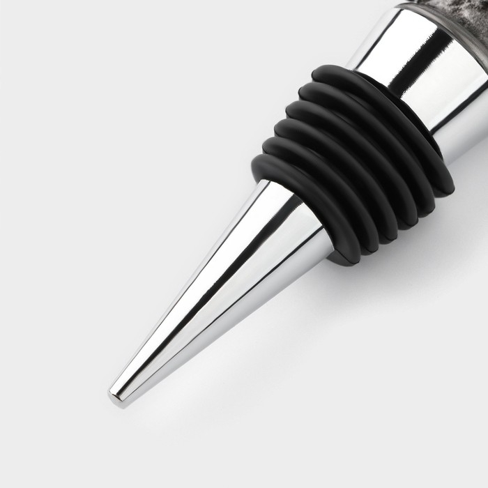 Пробка для бутылки Magistro &laquo;Фламинго&raquo;, 11 см, цвет серебристый