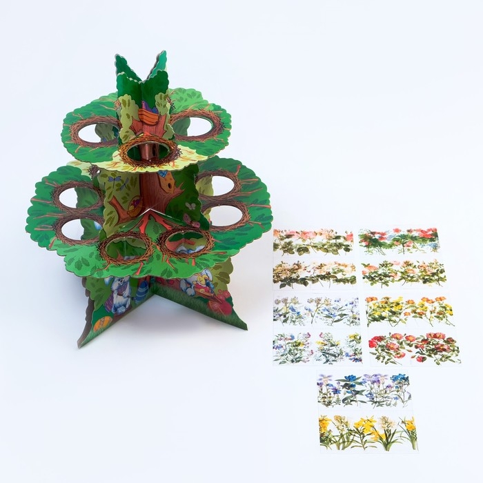 Пасхальный набор Пасхальный набор "Декоративная подставка для яиц" МИКС