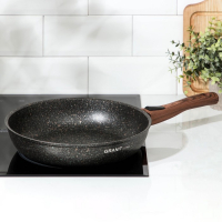 Сковорода Granit ultra original, d=28 см, съёмная ручка, антипригарное покрытие, цвет чёрный Сковорода Granit ultra original, d=28 см, съёмная ручка, антипригарное покрытие, цвет чёрный