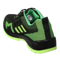 Рабочие полуботинки Prosafe profi 8731 1-1, композитный подносок, размер 45, черно-зеленый