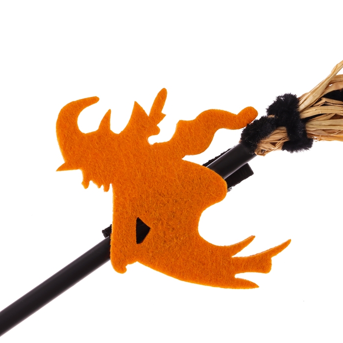 Зажим для волос Зажим для волос "Ведьма на метле", цвета МИКС