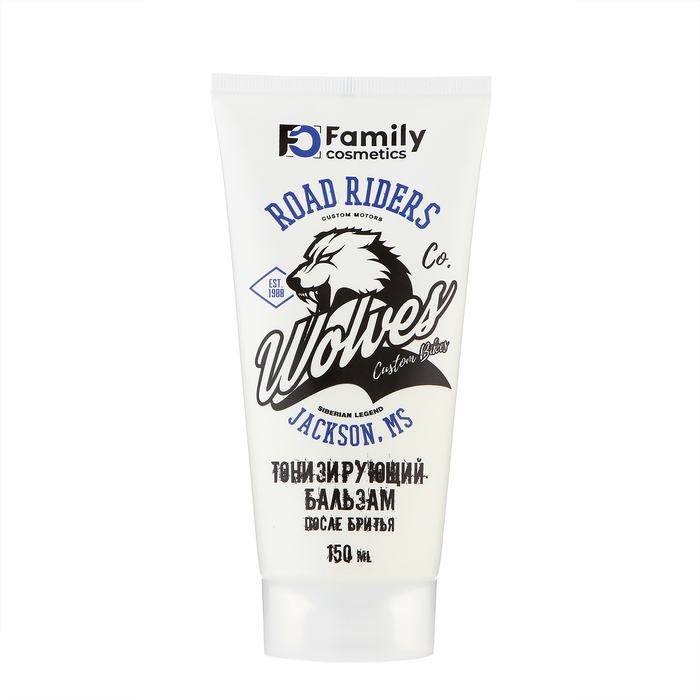 Подарочный набор косметики мужской Подарочный набор косметики мужской "Wolves": бальзам после бритья, 150 мл + гель-шампунь 2 в 1, 150 мл