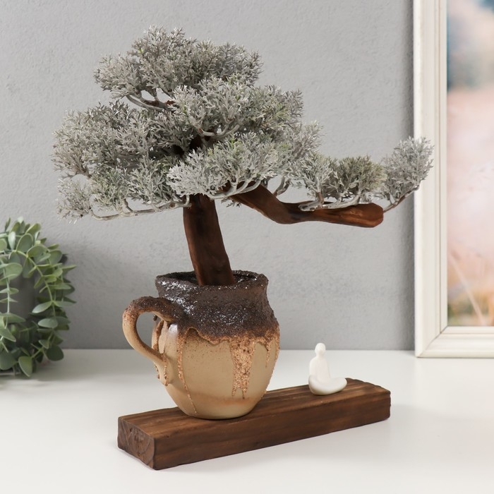 Сувенир дерево, фарфор Сувенир дерево, фарфор "Маленький Будда под деревом" 31,2х44,5х7,8 см