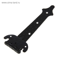 Петля стрела фигурная, ПС-200-S, цвет черный матовый Петля стрела фигурная, ПС-200-S, цвет черный матовый