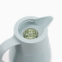 Термос-кофейник, 1.5 л, сохраняет тепло 24 ч, с термометром, стеклянная колба, серый Термос-кофейник, 1.5 л, сохраняет тепло 24 ч, с термометром, стеклянная колба, серый