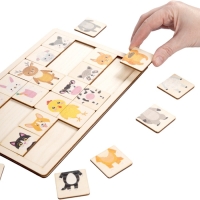 Пазлы из дерева «Половинки. Животные» Пазлы из дерева «Половинки. Животные»