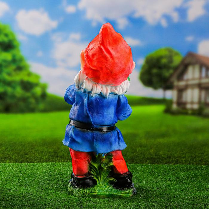 Садовая фигура Садовая фигура "Гном с баклажаном" 20х20х45 см