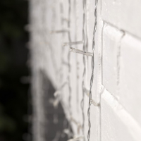 Гирлянда &laquo;Бахрома-арка&raquo; 1 &times; 1 м, IP20, прозрачная нить, 126 LED, свечение тёплое белое, 8 режимов, 220 В