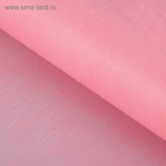 Фетр для упаковок и поделок, однотонный, розовый, двусторонний, рулон 1шт., 0,5 x 15 м Фетр для упаковок и поделок, однотонный, розовый, двусторонний, рулон 1шт., 0,5 x 15 м