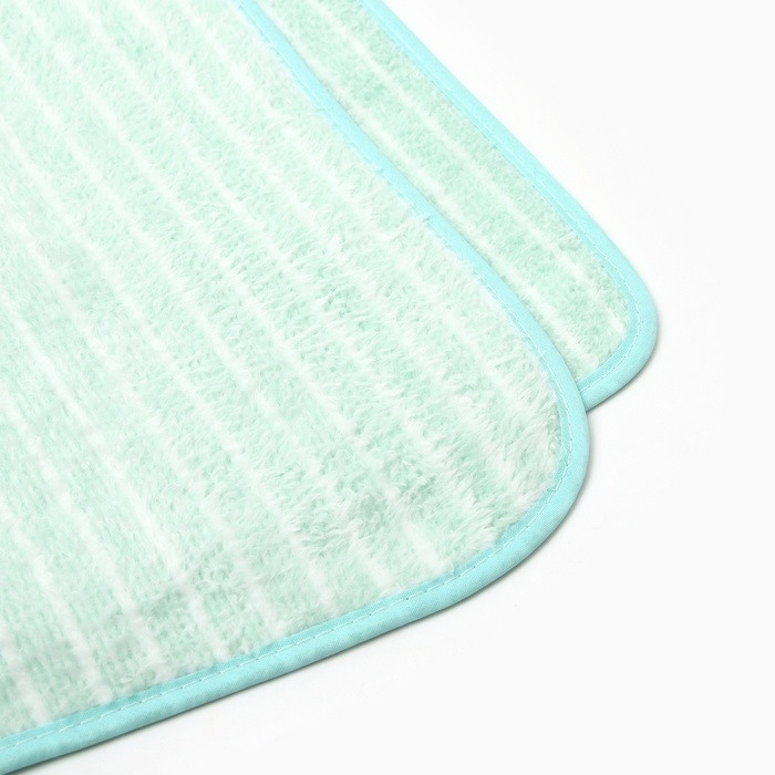 Полотенце банное Этель Полотенце банное Этель "Линии", цв. мятный, 70х140 см, 100% п/э, 240 г/м2