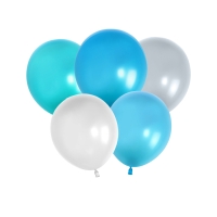 Шар латексный 10" &laquo;Морская волна&raquo;, пастель, набор 25 шт., МИКС
