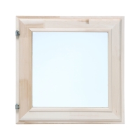 Окно, 50&times;50см, двойное стекло ЛИПА, наружное открывание