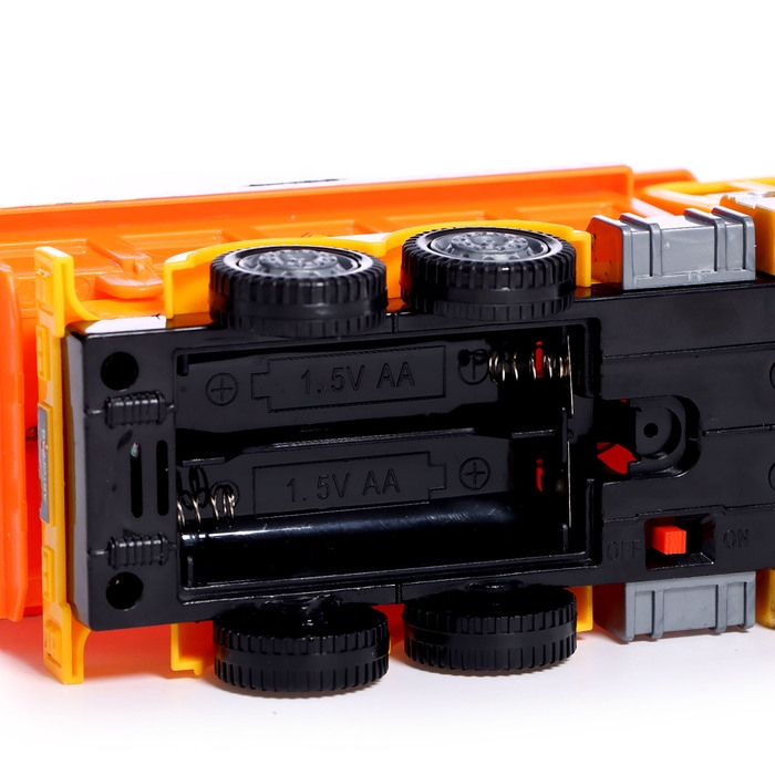 Машина &laquo;Спецслужбы. Самосвал&raquo;, световые и звуковые эффекты, работает от батареек