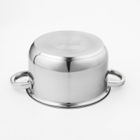 Кастрюля с крышкой из нержавеющей стали Доляна &laquo;Классика&raquo;, 3 л, d=20 см