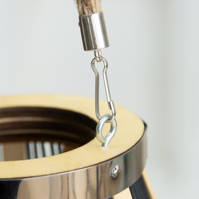 Настольная лампа "Джая" Е27 15Вт черный 20х20х38 см RISALUX