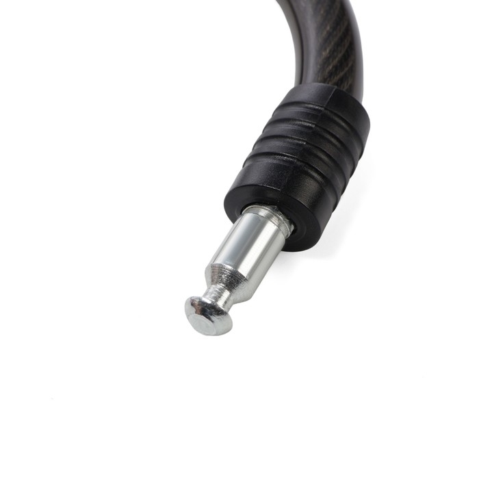 Замок навесной велосипедный LOCKLAND, 12х1000 мм, английский ключ с пластиковой ручкой Замок навесной велосипедный LOCKLAND, 12х1000 мм, английский ключ с пластиковой ручкой