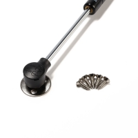 Газлифт 80N CAPPIO, с доводчиком, бесшумное открывание/закрывание, черный Газлифт 80N CAPPIO, с доводчиком, бесшумное открывание/закрывание, черный