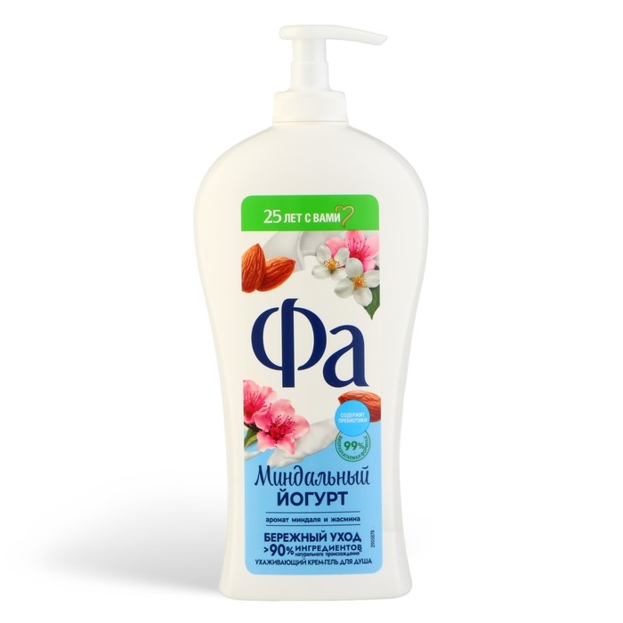 Гель для душа Fa &laquo;Греческий йогурт&raquo;, с миндалём, 750 мл