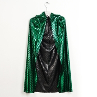 Карнавальный набор &laquo;Зелёная Змейка&raquo;: плащ длина 80 см, маска