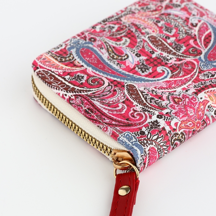 Кошелёк женский на молнии, цвет фуксия Кошелёк женский на молнии, цвет фуксия