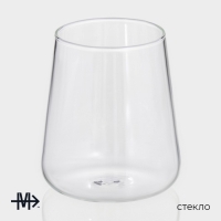 Стаканы &laquo;Нолан&raquo;, 400 мл, 9&times;10 см, набор 2 шт, стекло, прозрачные
