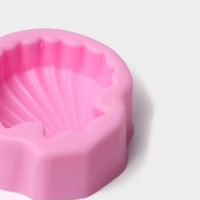 Молд Доляна «Ракушка», силикон, d=6 см, цвет МИКС Молд Доляна «Ракушка», силикон, d=6 см, цвет МИКС