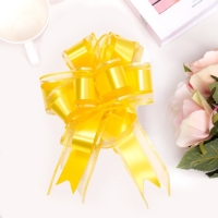 Бант-шар №5 "Перламутровая полоска", цвет жёлтый Бант-шар №5 "Перламутровая полоска", цвет жёлтый