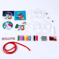 Новогодний набор для творчества. Елочные шары «Новый год! Дед Мороз», 3 шт Новогодний набор для творчества. Елочные шары «Новый год! Дед Мороз», 3 шт