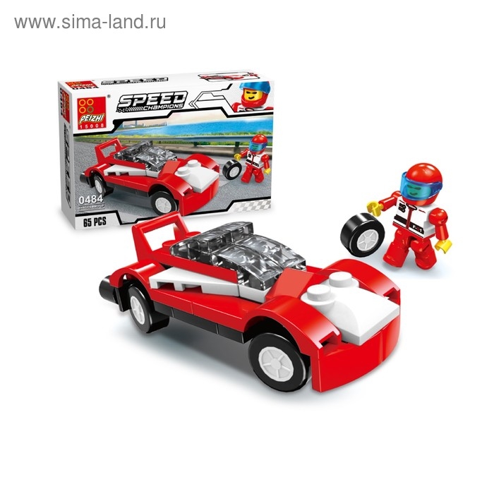 Конструктор «Спорткар», 65 деталей Конструктор «Спорткар», 65 деталей